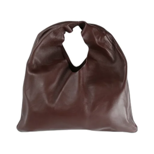 Open Top Draped Small Tote Bag