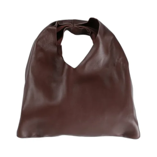 Open Top Draped Small Tote Bag