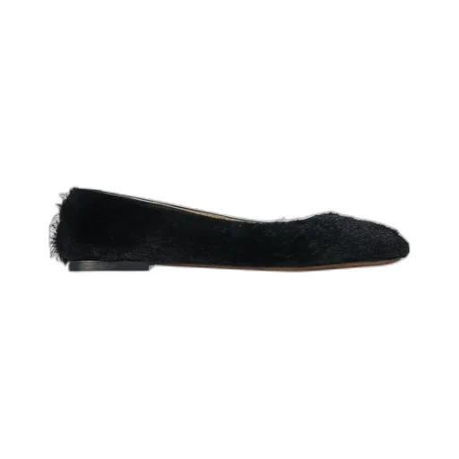 Square Block Heeled Ballet Flats