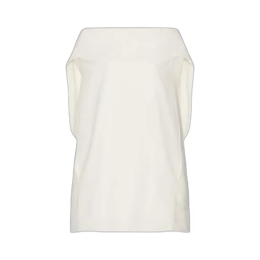 Draped Sleeveless Asymmetric Top