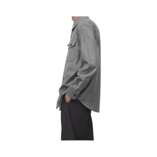Dashiell Long-Sleeved Wool Shirt