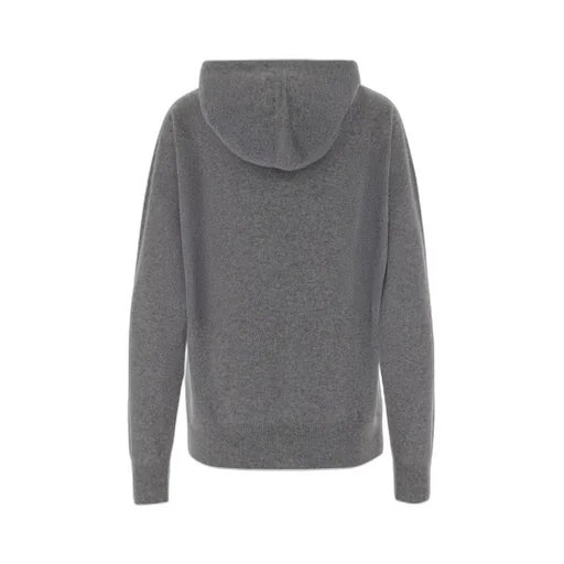 Drawstring-Hood Zip-Front Cardigan