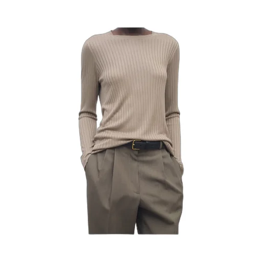Ribbed Long-Sleeve Top