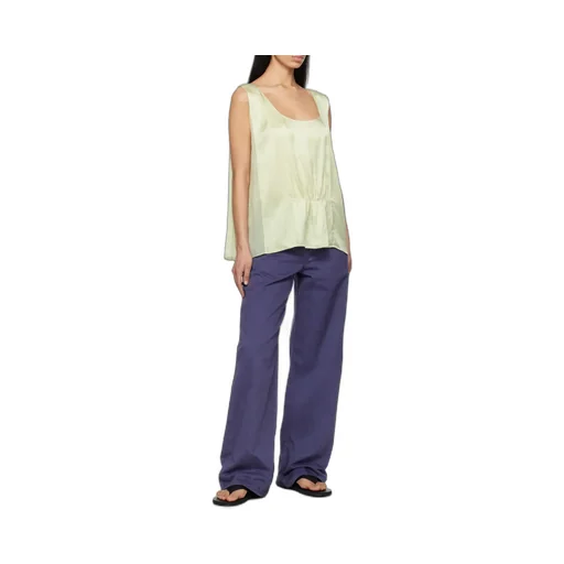Dinara Gathered-Detail Top