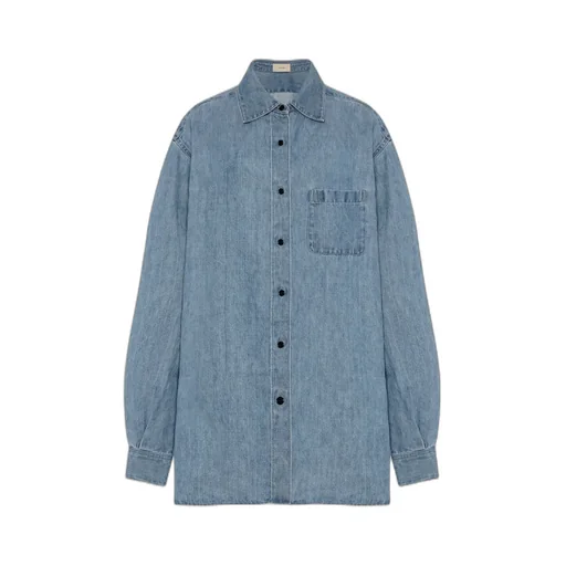 Nesson Button-Up Denim Shirt