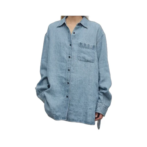 Nesson Button-Up Denim Shirt