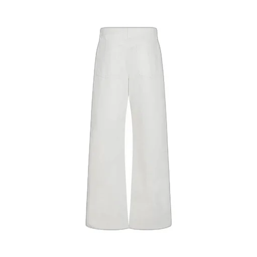 Button Detailed Straight Leg Jeans