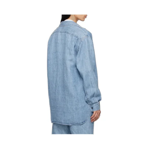 Nesson Button-Up Denim Shirt