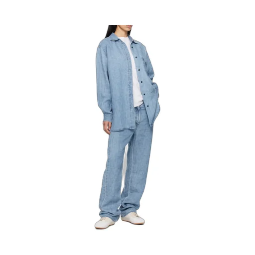 Nesson Button-Up Denim Shirt