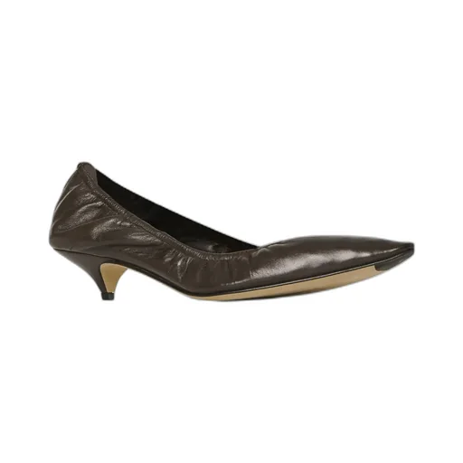 Liisa Leather Kitten High Heels