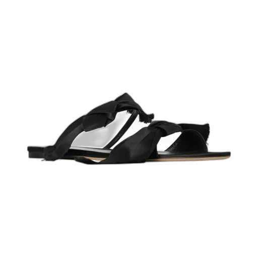 Vika Satin Knot Sandals