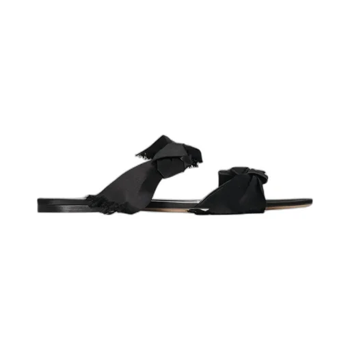 Vika Satin Knot Sandals