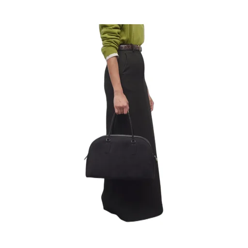 India 15.75 Suede Handbag