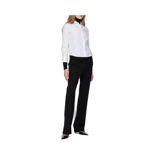 Frou Curved Hem Shirt