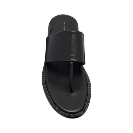 Signum Leather Flat Sandals