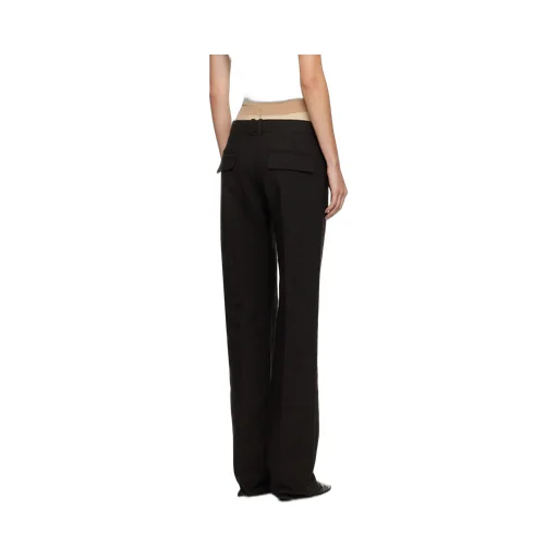 Selvie Low Rise Straight Leg Trousers