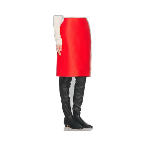 Back-Zippered Skirt