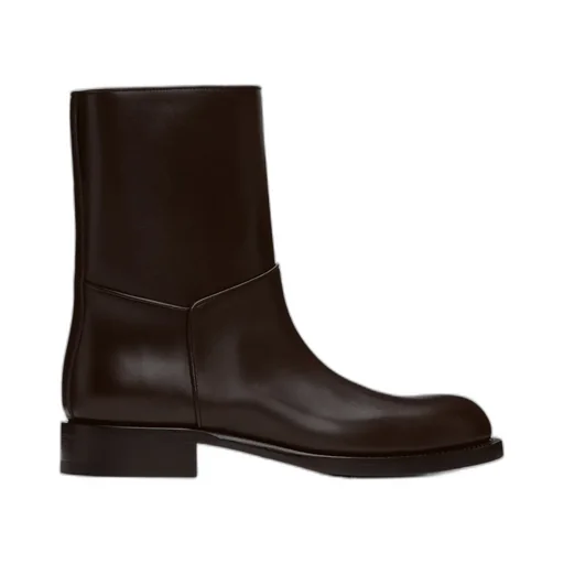 Round-Head Short Boots