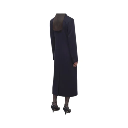 Double-Breasted Long-Sleeved Coat