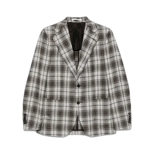 Checked Suit Coat
