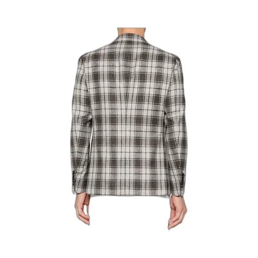 Checked Suit Coat