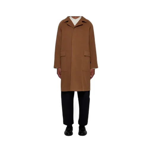 Single-Breasted Mid-Length Coat