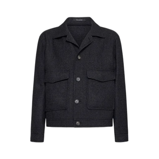 Long-Sleeved Button-Up Coat