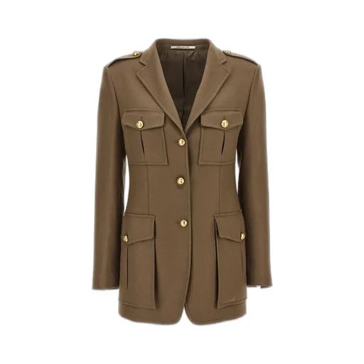 Sahariana Single-Breasted Jacket