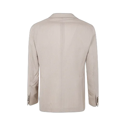 Single-Breasted Herringbone Blazer
