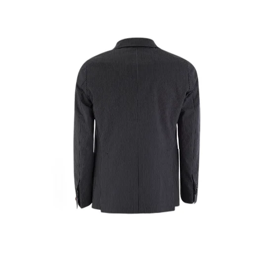 Single-Breasted Pinstripe Blazer