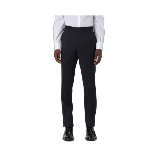 Long-Sleeved Coat Belt Ring Trousers Suit