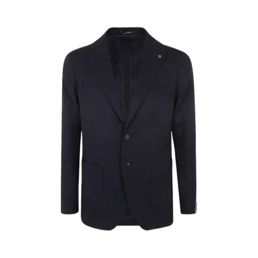 Notched-Lapels Single-Breasted Blazer