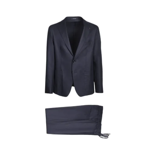 Single-Breasted Virgin Wool Blend Suit