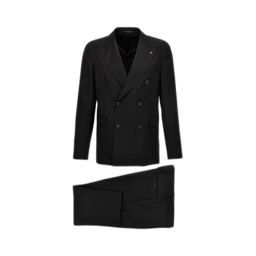 Double-Breasted Two-Piece Suit Set