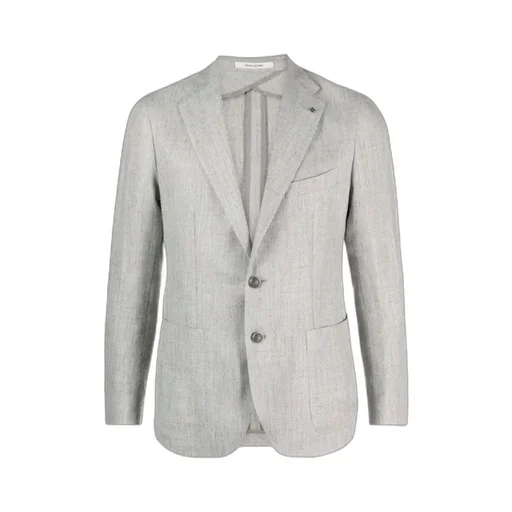 Notched-Lapels Single-Breasted Blazer