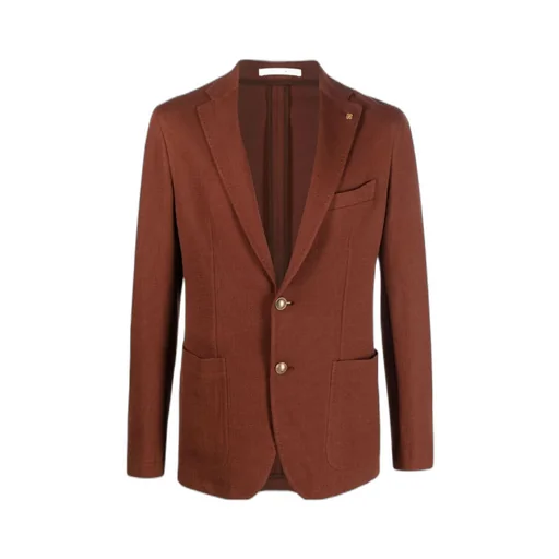 Single-Breasted Cotton Blazer