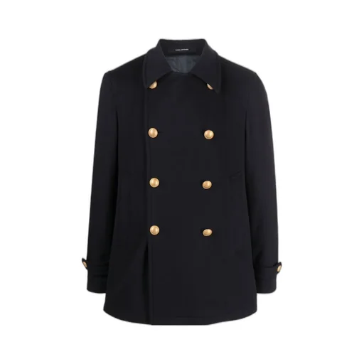 Double-Breasted Wool Coat