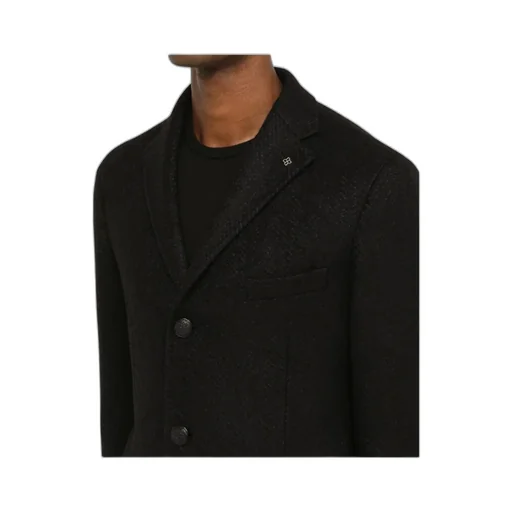 Long-Sleeved Single-Breasted Coat