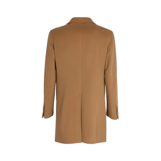 Single-Breasted Wool-Blend Coat
