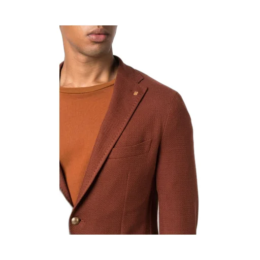 Single-Breasted Cotton Blazer