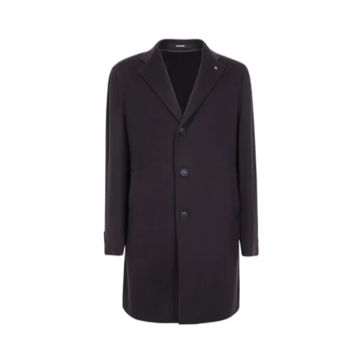 Single-Breasted Cashmere Coat