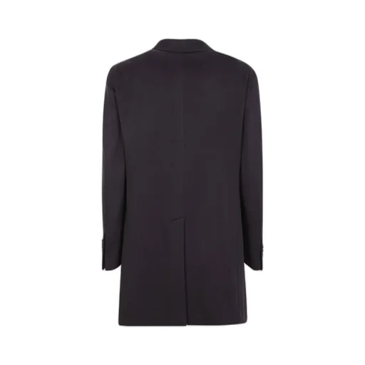 Single-Breasted Cashmere Coat
