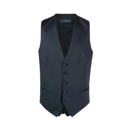 Welt-Pocketed Single-Breasted Waistcoat