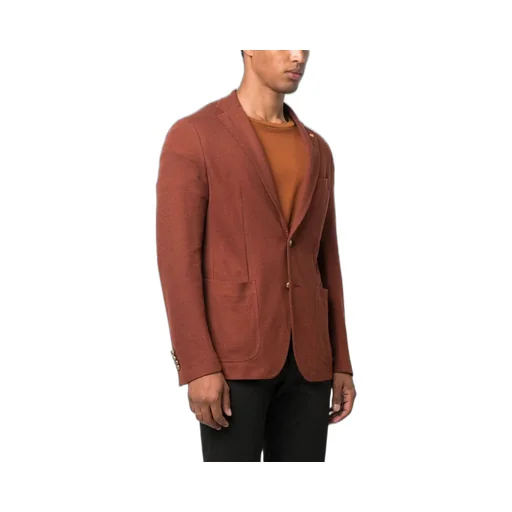 Single-Breasted Cotton Blazer