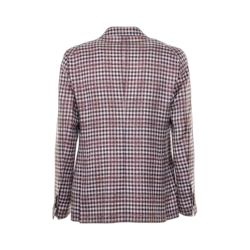 Checked Single-Breasted Blazer