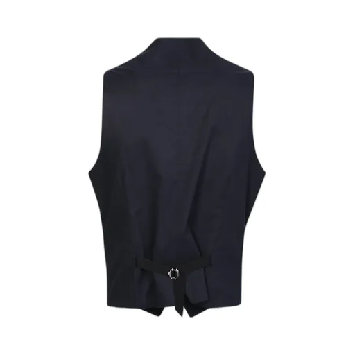 Single-Breasted Panelled Waistcoat