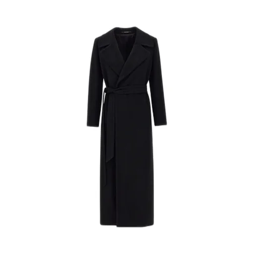 Double-Breasted Mid-Length Coat