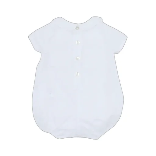 Shirred-Panel Romper