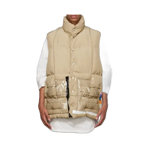 High-Neck Padded Gilet