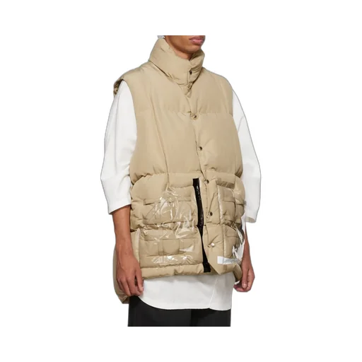 High-Neck Padded Gilet